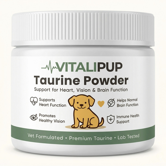 Stop The Silent Deficiency Before The Damage Is Done With Vitalipup Taurine Powder