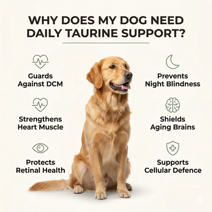 Stop The Silent Deficiency Before The Damage Is Done With Vitalipup Taurine Powder