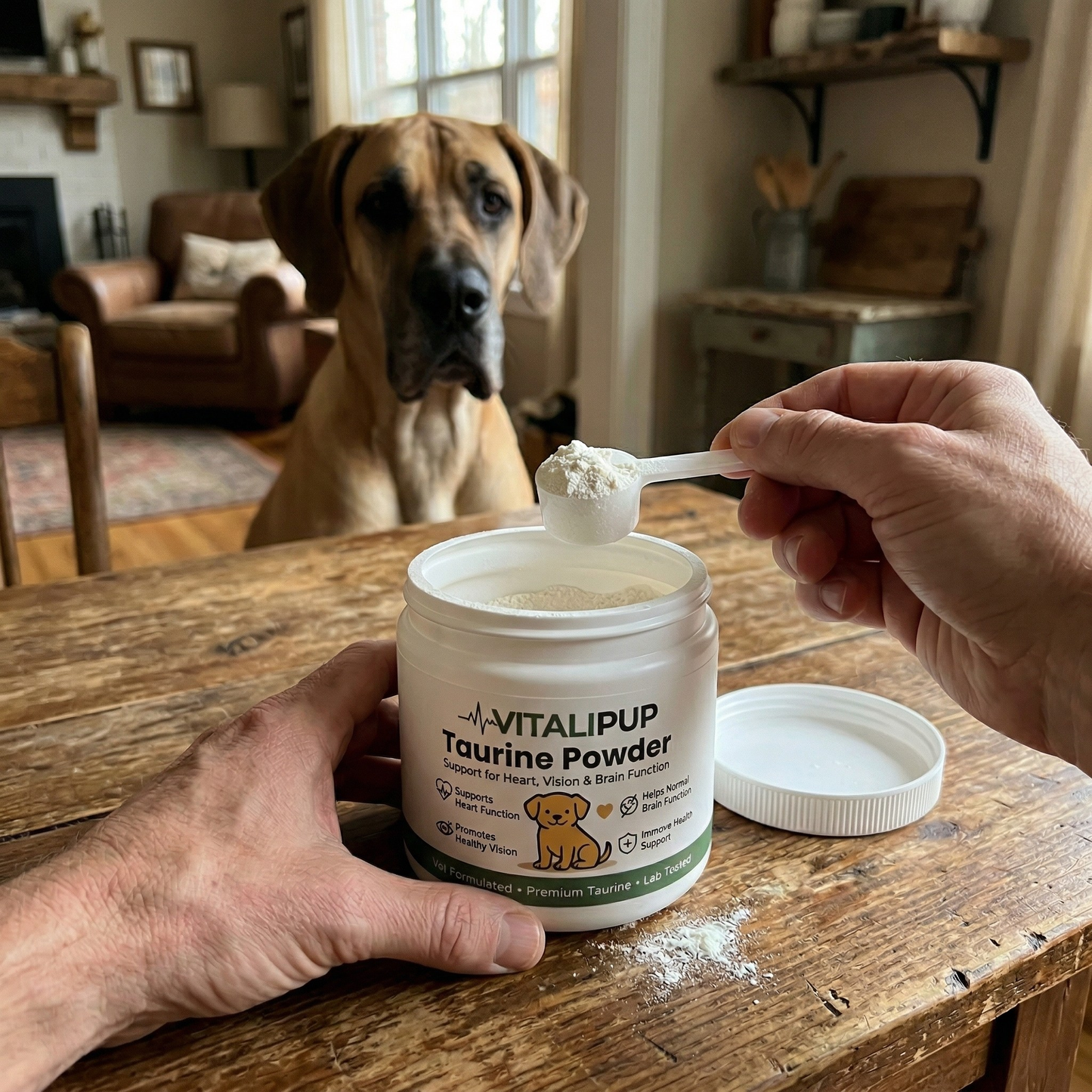 Stop The Silent Deficiency Before The Damage Is Done With Vitalipup Taurine Powder